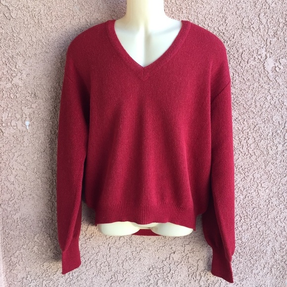 Peruvian Connection Alpaca V Neck Pullover Sweater - Picture 1 of 8